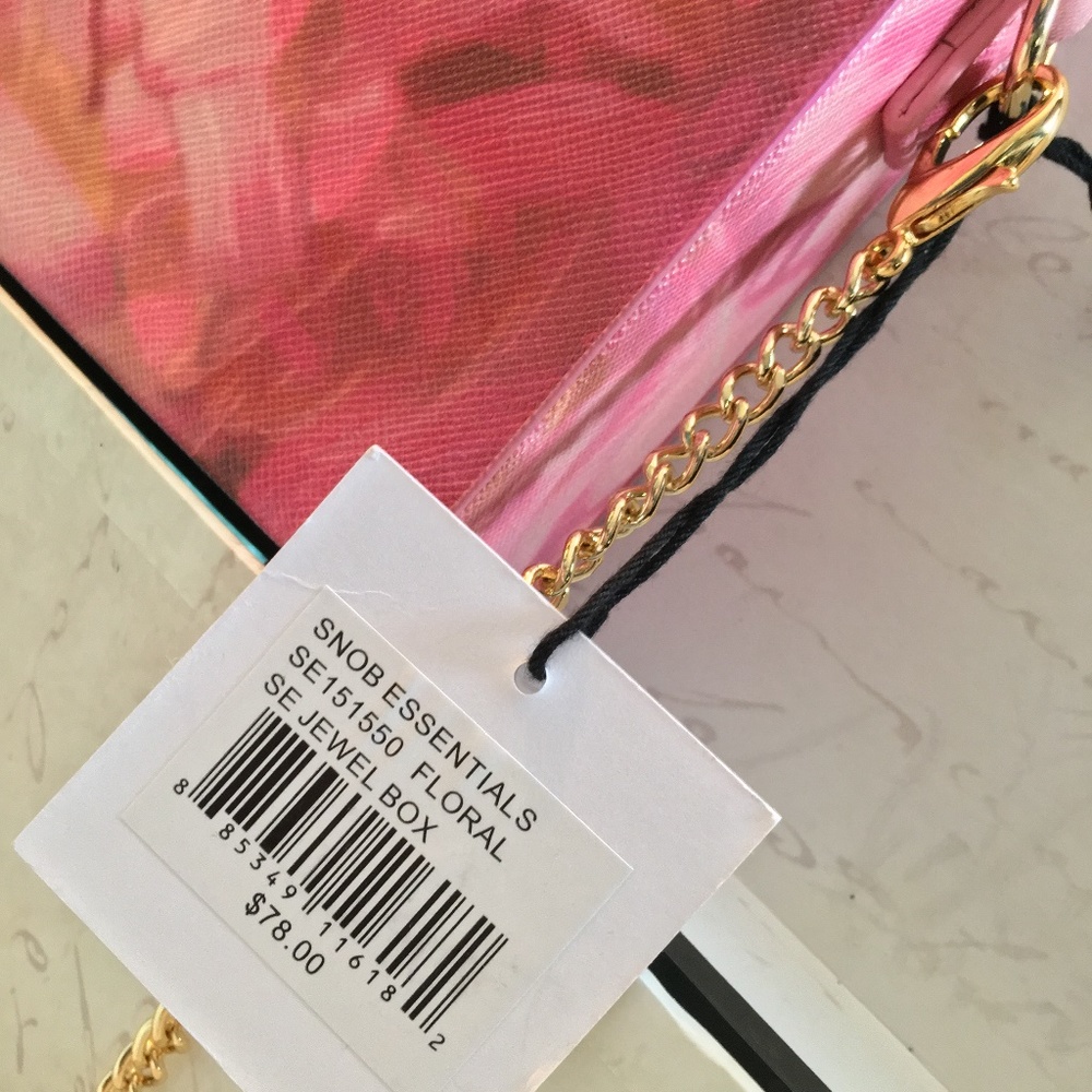 Snob Essentials Pink Canvas Jewel Box ($78) - Picture 4 of 8